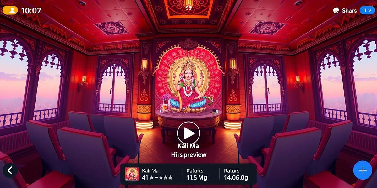 Kali Ma Devotional VR - User Reviews User review interface showing high ratings for Kali Ma Devotional VR